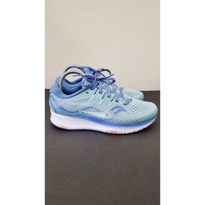 Saucony Ride ISO 2 S10514-1 Running Shoes Blue Coral Womans Size 8